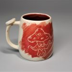 Amanita Muscaria Handled Mug