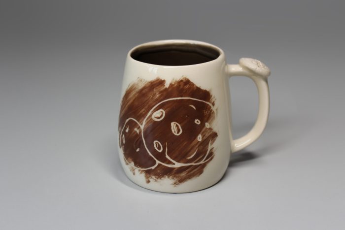 Giant Puffball Handled Mug - Görsel 2