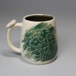Honey Agaric Handled Mug