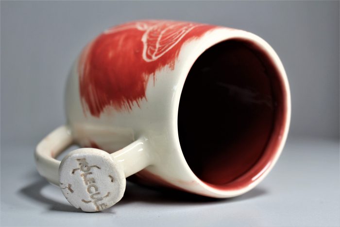 Amanita Muscaria Handled Mug - Görsel 3