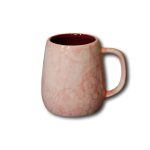 Red Balloon Effect Handle Mug