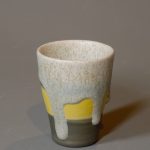 Molecule's Classic Yellow Grey Espresso Cup