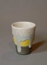 Molecule's Classic Yellow Grey Espresso Cup