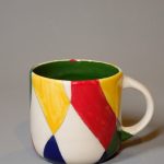 Patchwork Green Mug