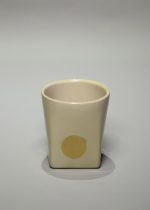 Gold Point Grey Square Filter Mug - Görsel 3