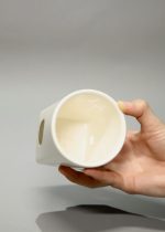 Gold Point White Square Filter Mug - Görsel 2