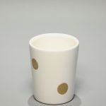 Gold Point White Filter Mug