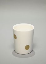Gold Point White Filter Mug