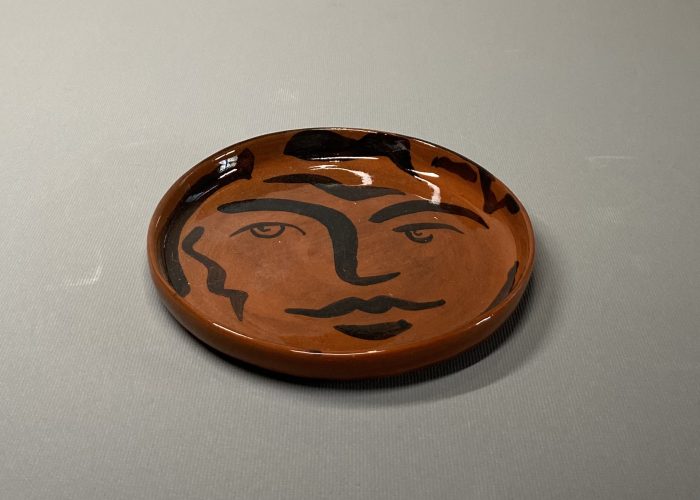 Face of Woman Plate - Görsel 2