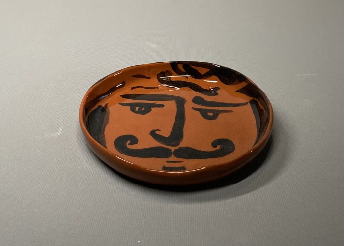 Face of Man Plate - Görsel 2