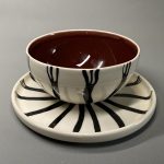 Deep Red Bowl&Tabak Set