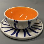 Orange Bowl&Tabak Set