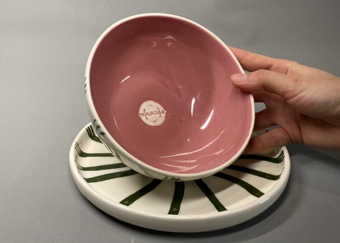 Pink Bowl&Tabak Set - Görsel 2