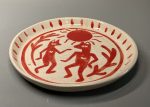 Red Wolves Plate - Görsel 2