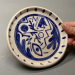 Blue Wolves Tiny Plate