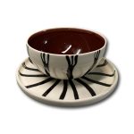 Deep Red Bowl&Tabak Set
