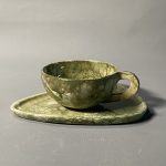 Green Balloon Effect Handle Latte