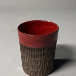 Red Stoneware Mug